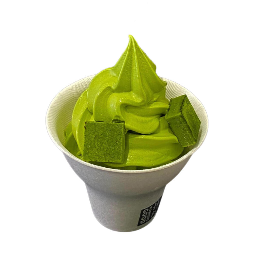 绿色抹茶甜品白底头像