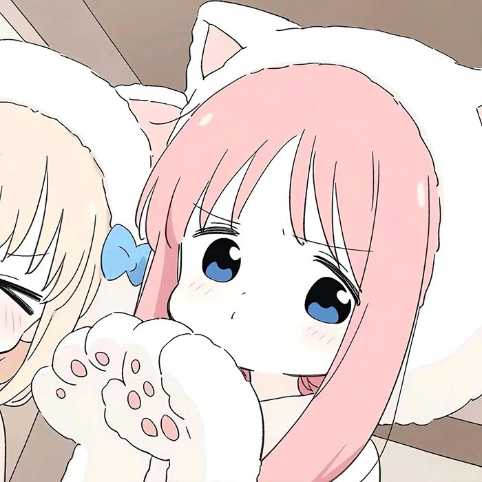 可爱动漫闺蜜头像