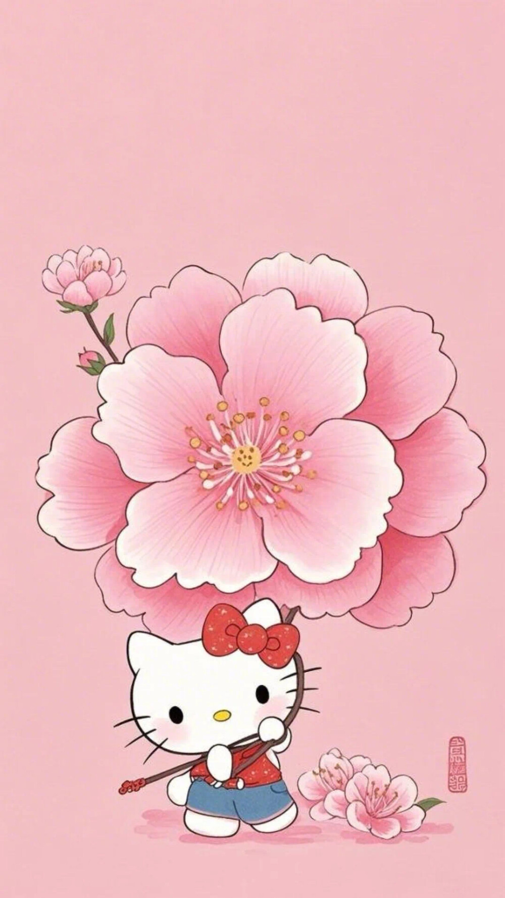 Hello Kitty头像 微信头像 QQ头像 毛毡 公仔 软绵绵 超级可爱 花花 桃花