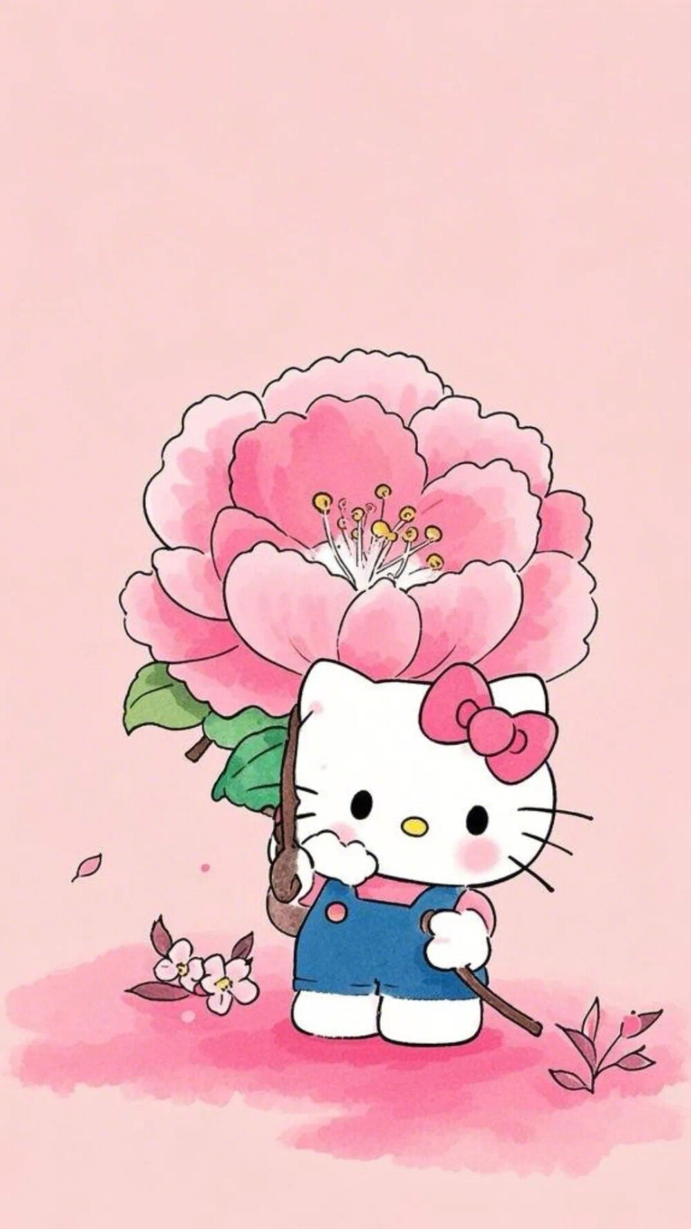 Hello Kitty头像 微信头像 QQ头像 毛毡 公仔 软绵绵 超级可爱 花花 桃花