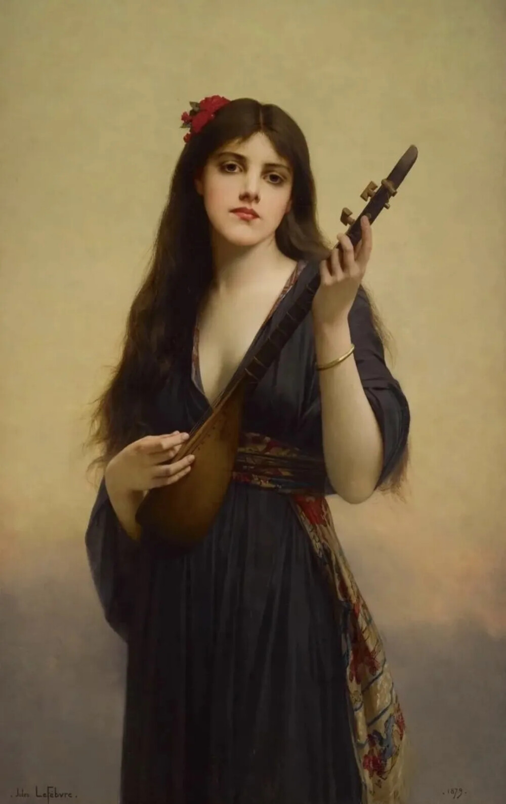 朱尔斯·约瑟夫·莱菲博瑞（Jules Joseph Lefebvre）是19世纪法国画坛的杰出代表之一。尽管他已逝世超过一个世纪，但他的作品依然被广泛欣赏和收藏，其艺术魅力穿越时空，持续影响着后世。