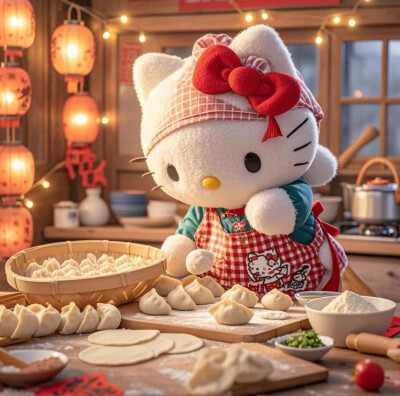 Hello Kitty头像 微信头像 QQ头像 毛毡 公仔 软绵绵 超级可爱 饱饺子的kitty