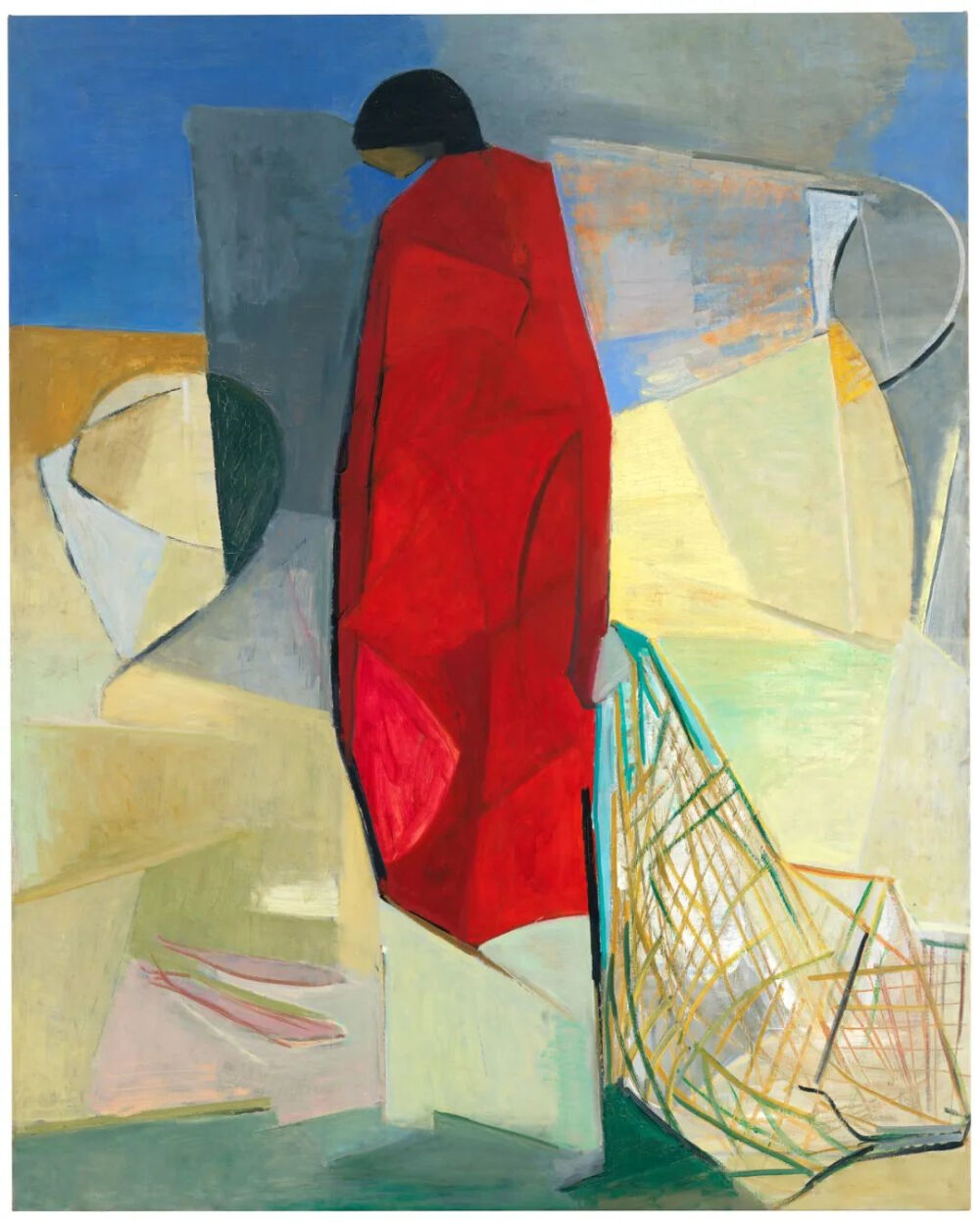 Untitled,1949,Oil on canvas,160.655x128.905cm