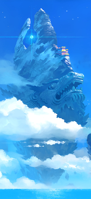 彩绘壁纸