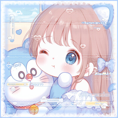 哆啦A梦情侣头像