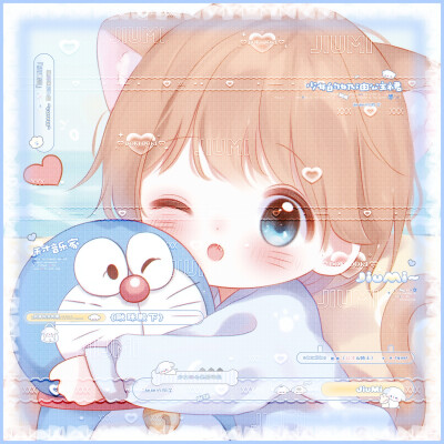 哆啦A梦情侣头像