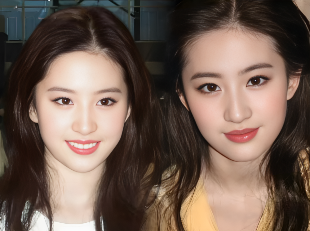 刘亦菲拼图修复