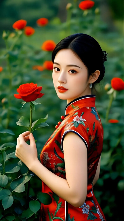 #旗袍壁纸#旗袍雅韵