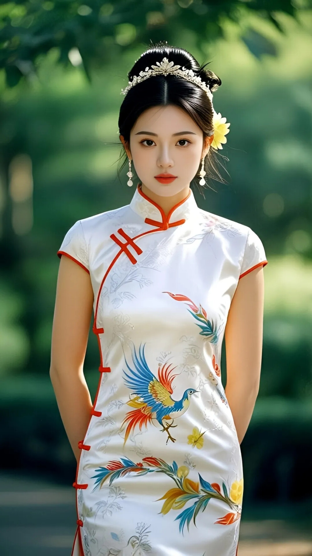 #旗袍壁纸#旗袍雅韵