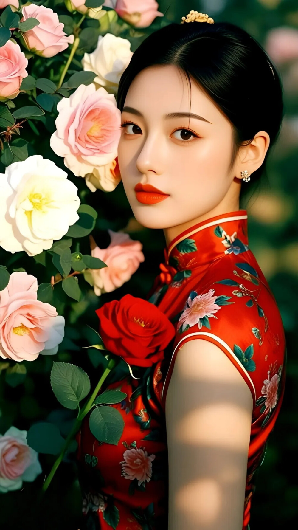 #旗袍壁纸#旗袍雅韵