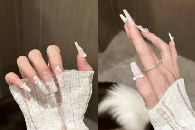 芭蕾风美甲参考