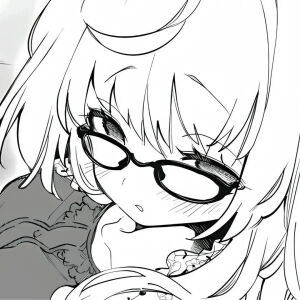 黑白动漫女头