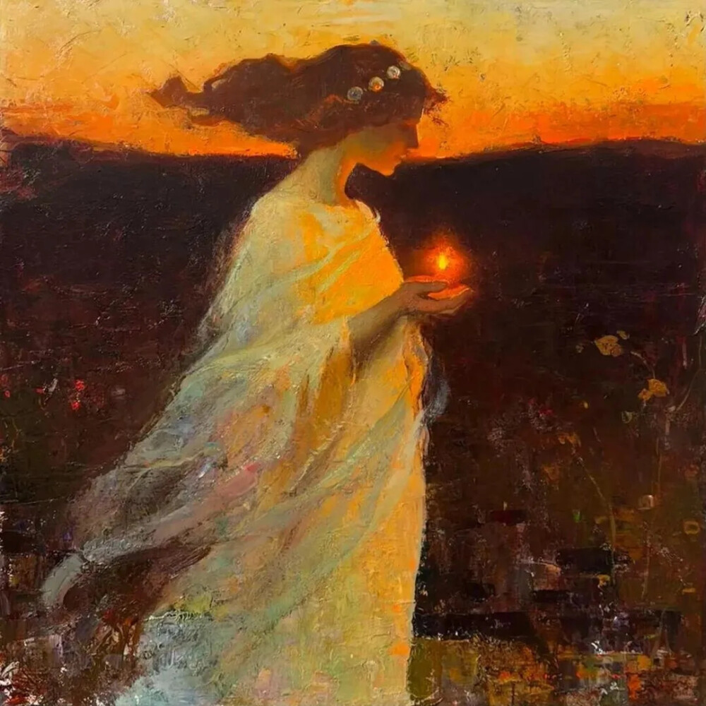 Mike Malm 1972年出生于美国，他以对自然风光与人物主题的描绘而声名远扬，其作品静谧安详，蕴含着强大的精神力量。
