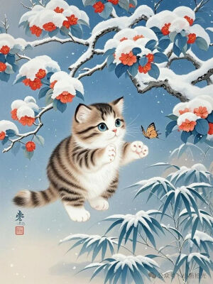 丹青妙猫