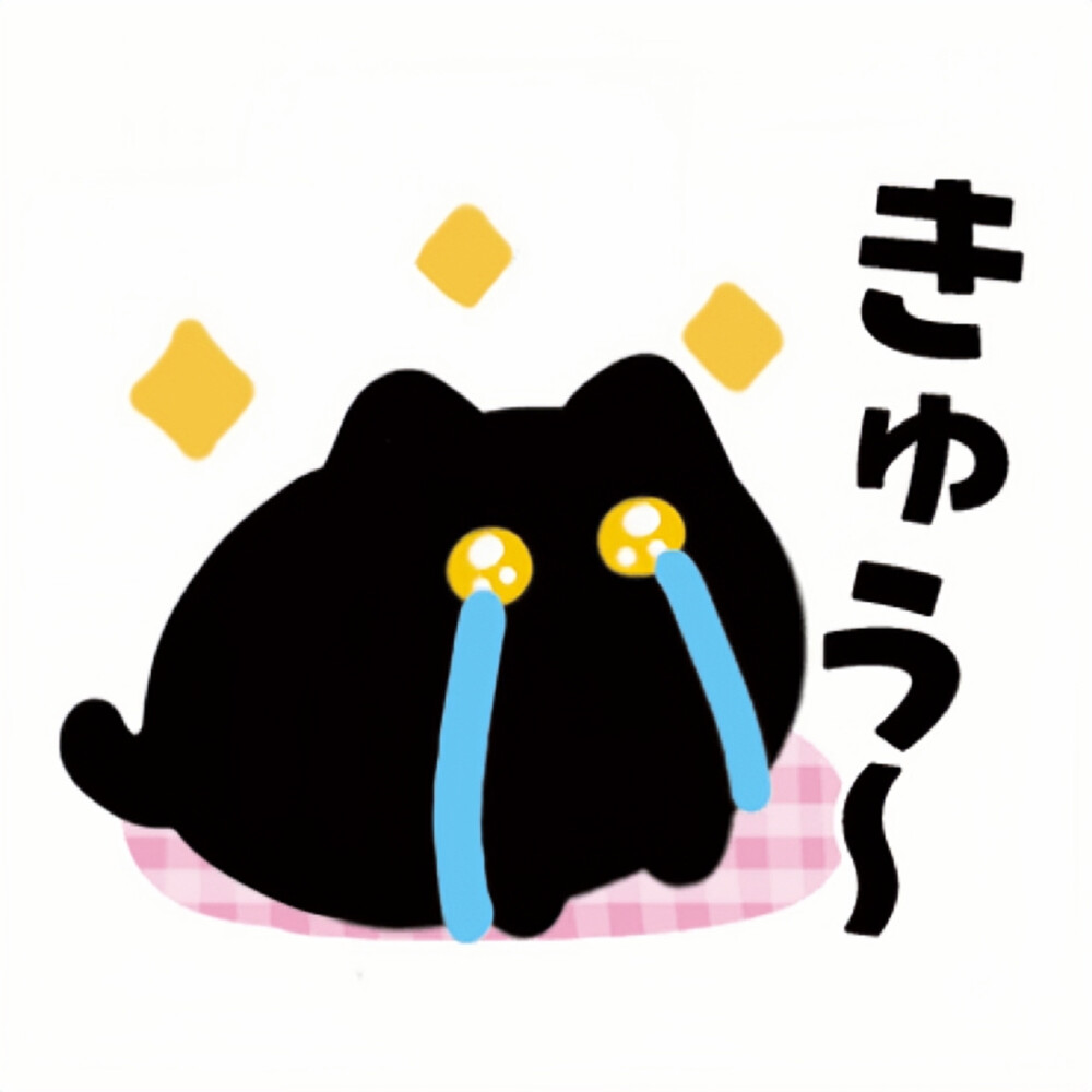 小黑猫表情包