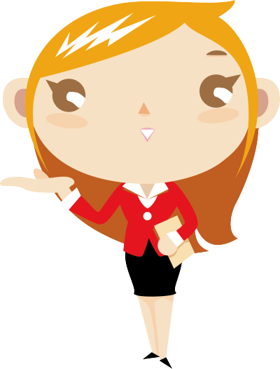 矢量卡通人物 女性