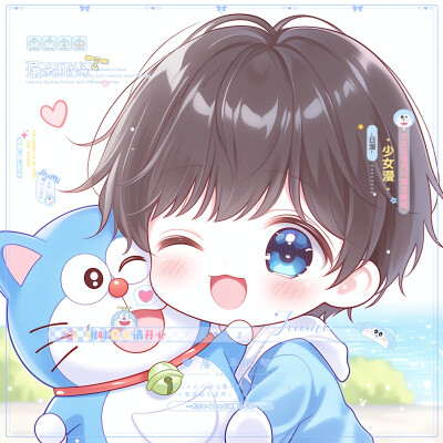 可爱的哆啦A梦头像