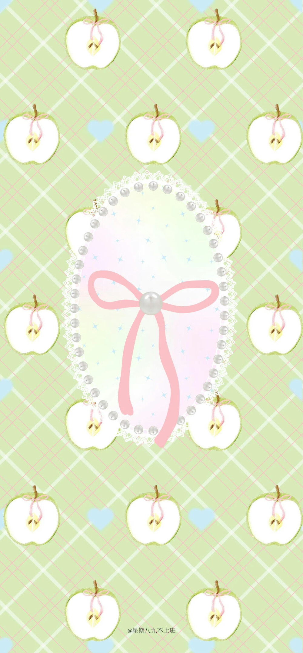 青苹果乐园
画师：星期八九不上班
#插画壁纸#