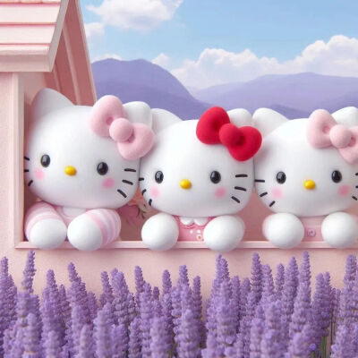 sanrio 卡通 头像 萌图 hellokitty