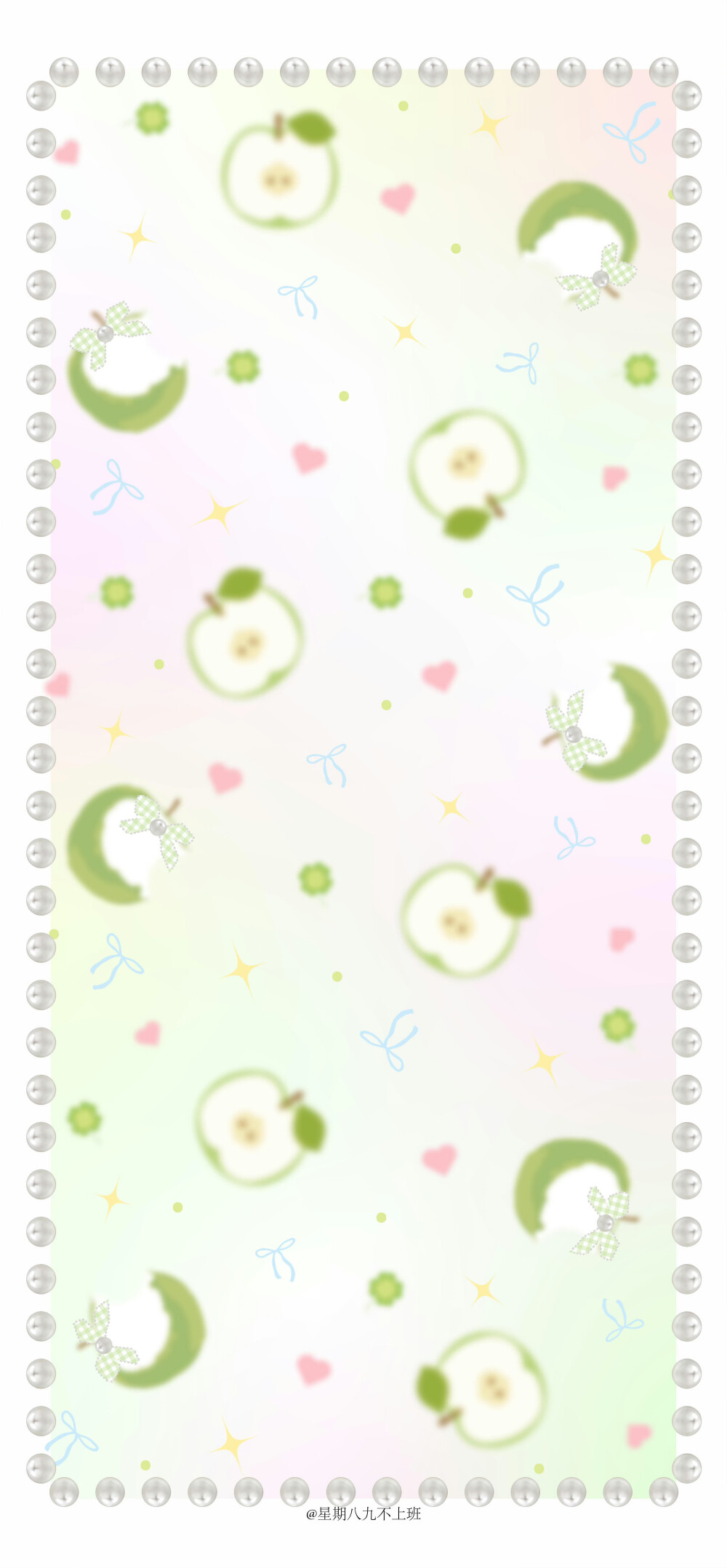 青苹果乐园
画师：星期八九不上班
#插画壁纸#