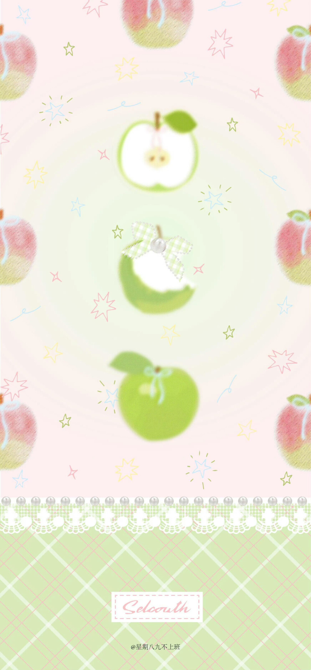 青苹果乐园
画师：星期八九不上班
#插画壁纸#
