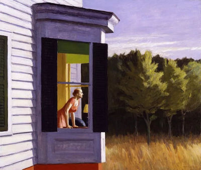 《科德角的早晨》（Cape Cod Morning），爱德华·霍珀，1950年。