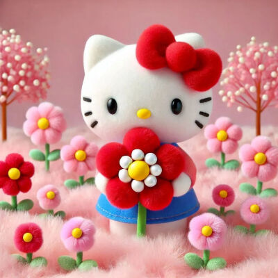 sanrio 卡通 头像 萌图 hellokitty