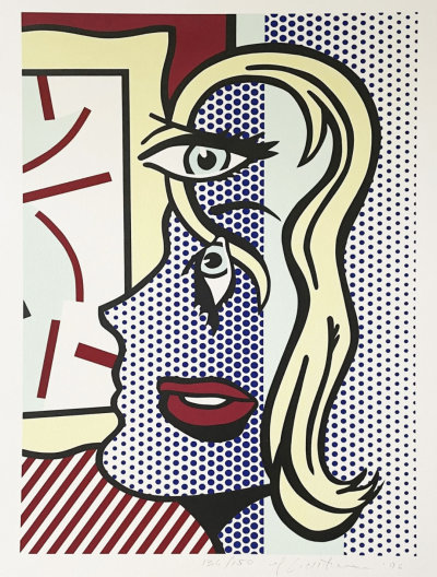 罗伊·利希滕斯坦（Roy Lichtenstein），《艺术评论家》（The Art Critic，1996 年）。