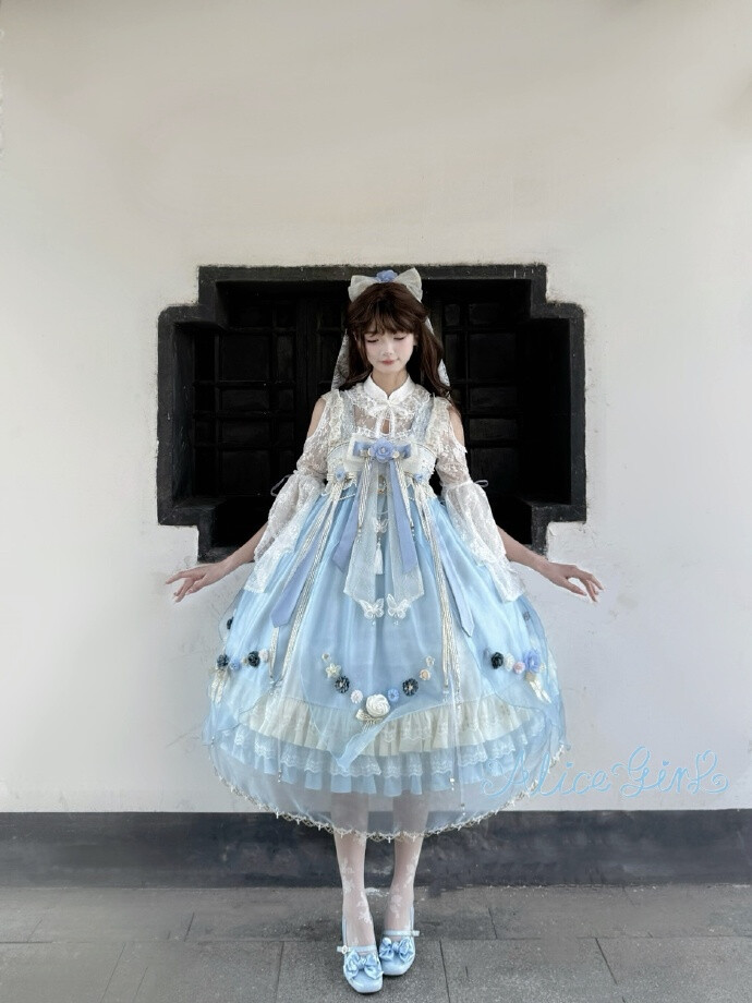 中华风lo裙永远的神！终于被我蹲到蝶语再贩啦