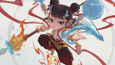 哪吒，敖丙，石矶娘娘