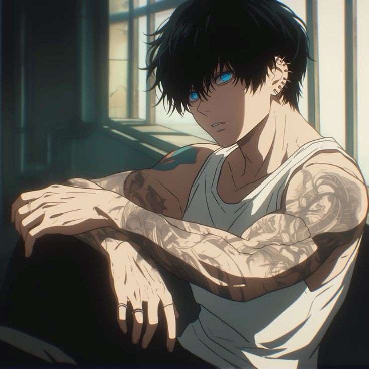 来源：Pin/
编辑：图片是ai/谨慎使用.
动漫男头Δ