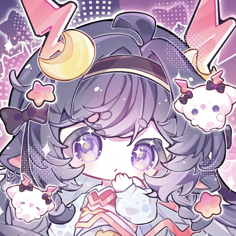 王者荣耀 瑶q版头像画师:追逐黄昏