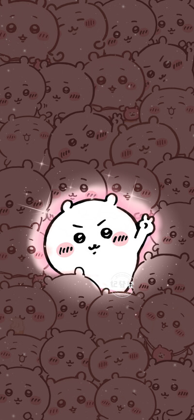 Chiikawa发光壁纸