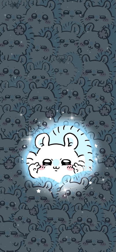 Chiikawa发光壁纸