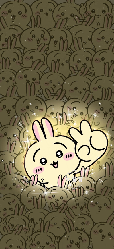 Chiikawa发光壁纸