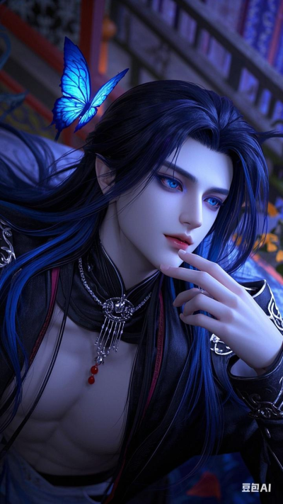 古风黑衣美男壁纸