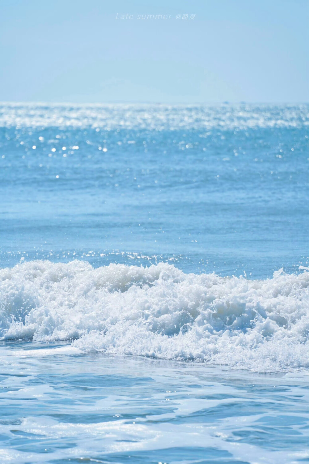 薄荷味的海 ©晚夏