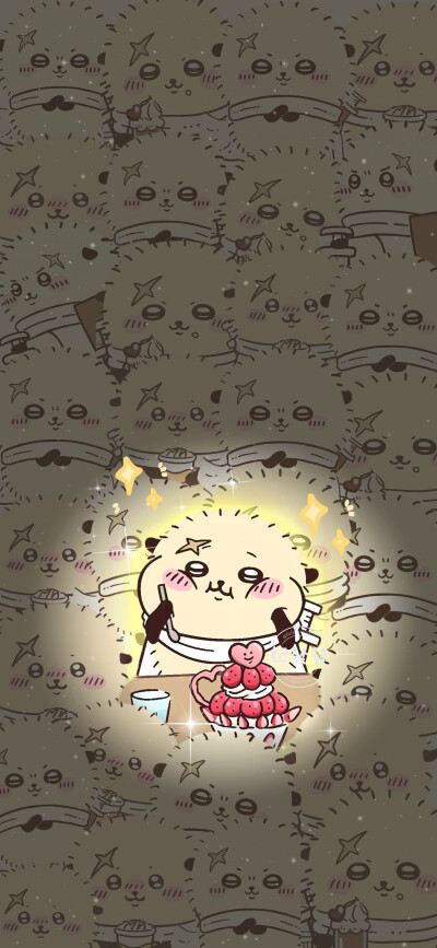 Chiikawa发光壁纸