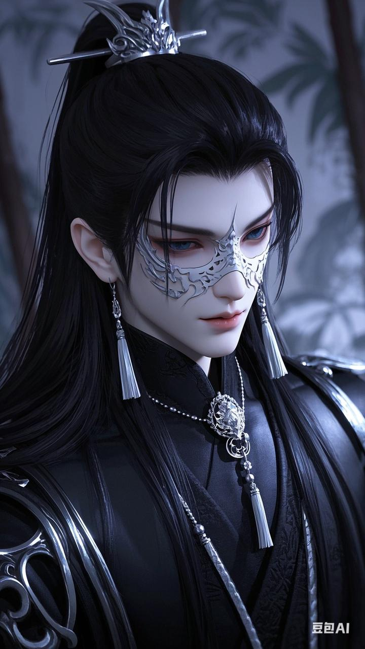 古风黑衣美男壁纸