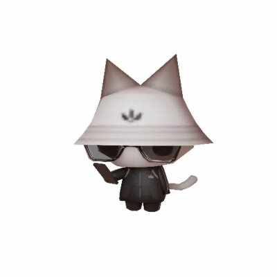 古早味小猫白底头像
