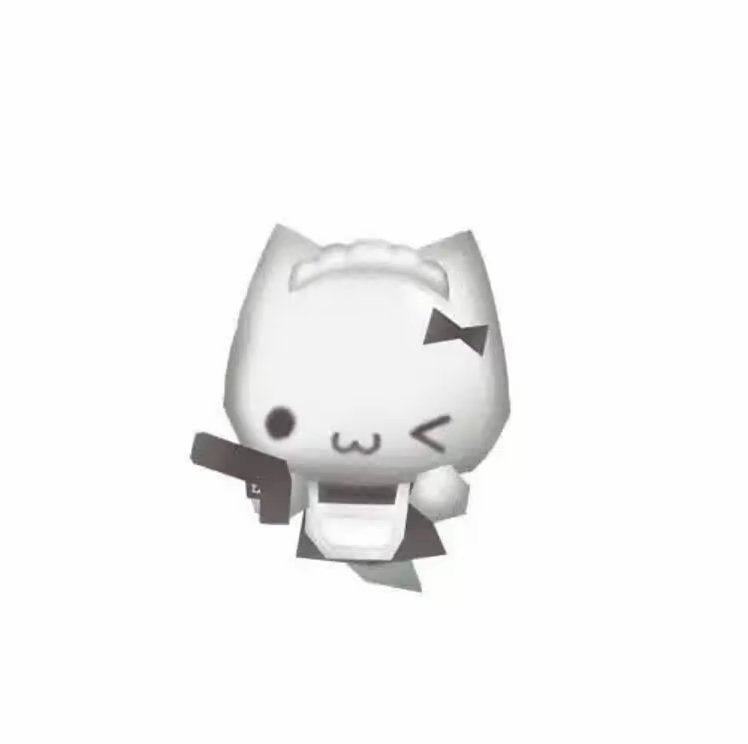 古早味小猫白底头像