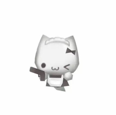 古早味小猫白底头像