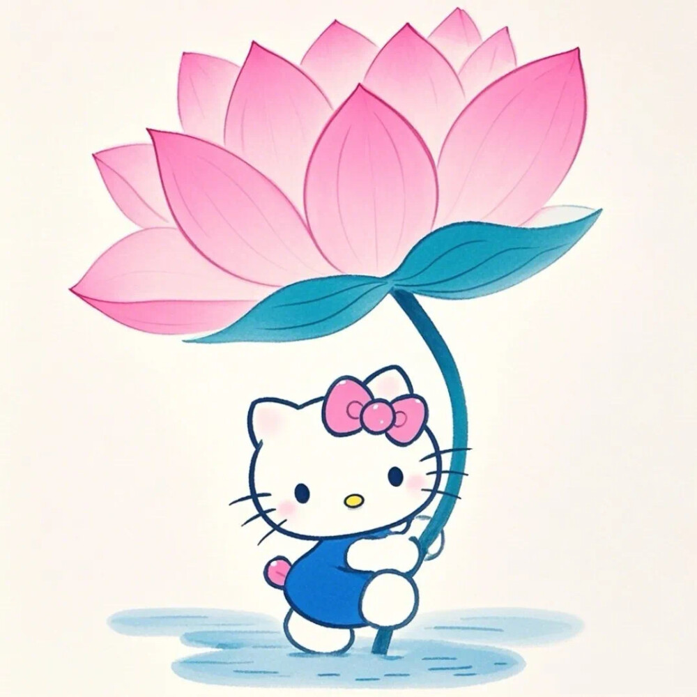 Hello Kitty头像 微信头像 QQ头像 毛毡 公仔 软绵绵 超级可爱 花花 荷花