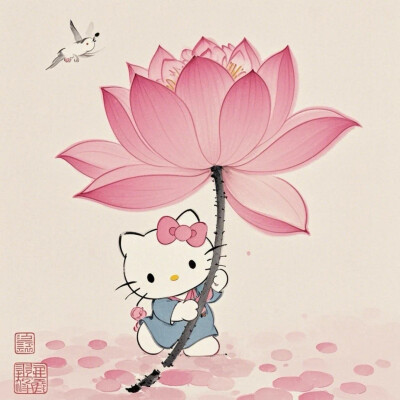 Hello Kitty头像 微信头像 QQ头像 毛毡 公仔 软绵绵 超级可爱 花花 荷花