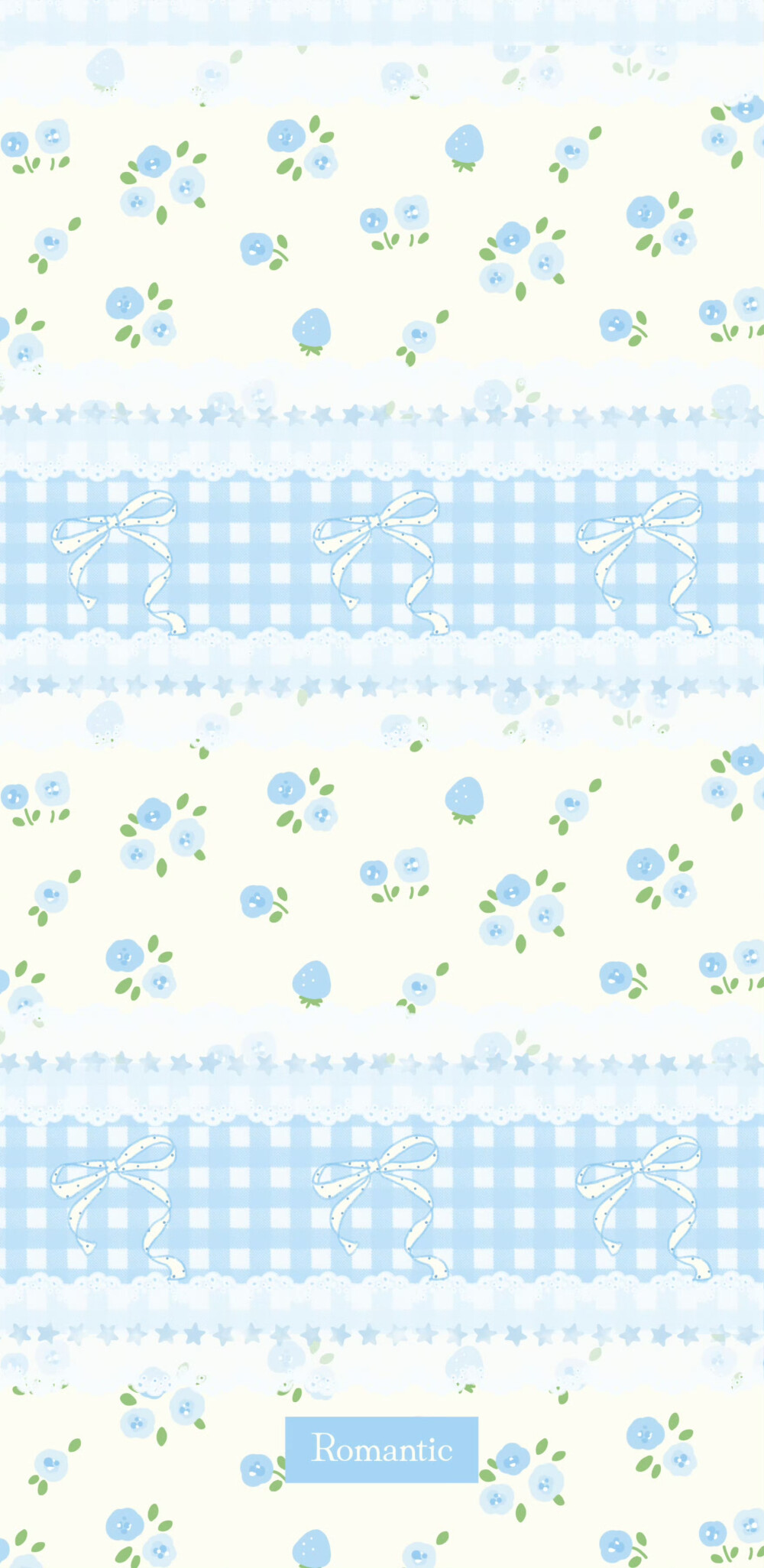 蓝色可爱壁纸
画师：南空直美_
#插画壁纸#