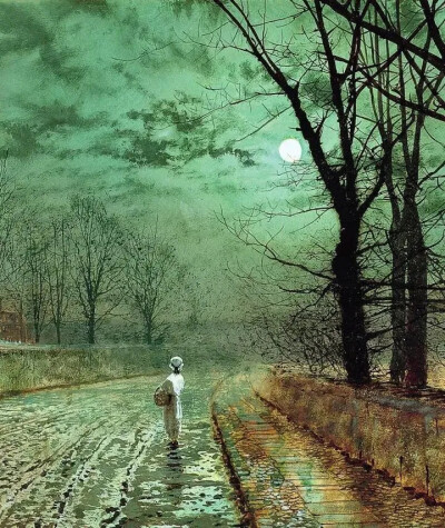 约翰·阿特金森·格里姆肖（John Atkinson Grimshaw，1836年9月6日－1893年10月13日）是英国维多利亚时代的著名画家，以其独特的夜景和城市景观作品而闻名。