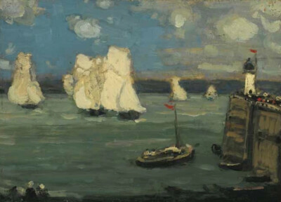 詹姆斯·威尔逊·莫里斯（James Wilson Morrice，1865-1924年），是国际上闻名的加拿大景观画家之一，他的作品漂亮的灰色调永远显得那么含蓄神秘，好的色调也是一幅优秀色彩作品的灵魂。