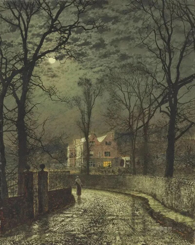 约翰·阿特金森·格里姆肖（John Atkinson Grimshaw，1836年9月6日－1893年10月13日）是英国维多利亚时代的著名画家，以其独特的夜景和城市景观作品而闻名。