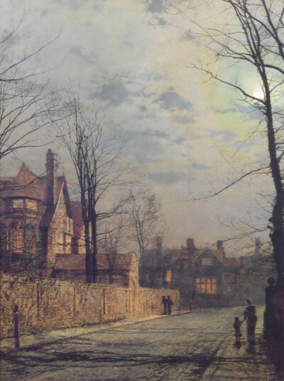 约翰·阿特金森·格里姆肖（John Atkinson Grimshaw，1836年9月6日－1893年10月13日）是英国维多利亚时代的著名画家，以其独特的夜景和城市景观作品而闻名。
