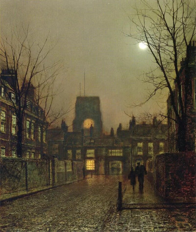 约翰·阿特金森·格里姆肖（John Atkinson Grimshaw，1836年9月6日－1893年10月13日）是英国维多利亚时代的著名画家，以其独特的夜景和城市景观作品而闻名。